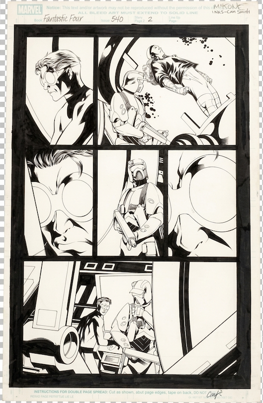 Fantastic Four 540 pg. 2 by P: Mike McKone, I: Cam Smith